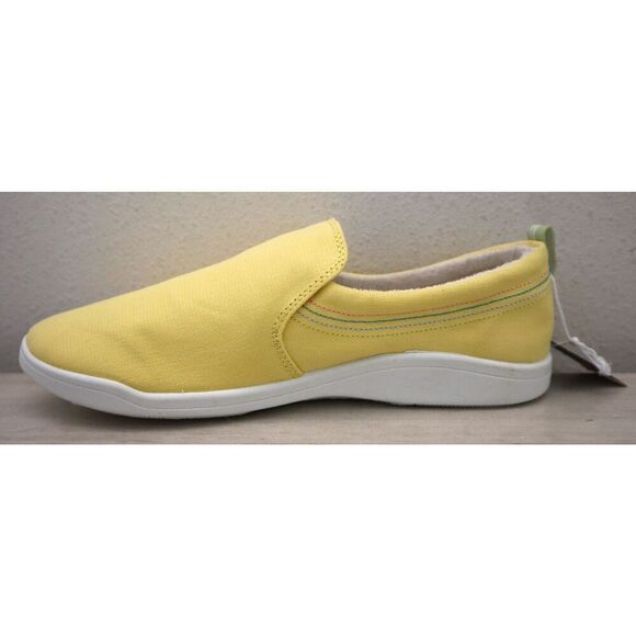 Vionic Beach H9367F1700 Women's Sz 11M Yellow Marshall Canvas Slip-On Shoes - Picture 6 of 8